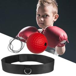 Reflex Boxe Bola Com Headband, Reagir Bola De Treino, Equipamento De Treino, Iniciantes Fitness - Image 3