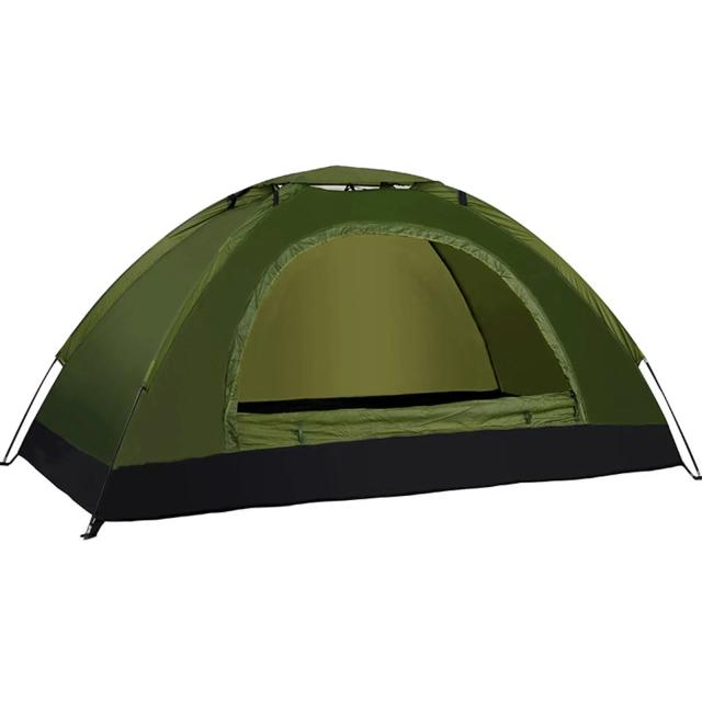 Barraca ultraleve para 1 a 2 pessoas com revestimento anti-UV para acampamento, pesca e caminhadas