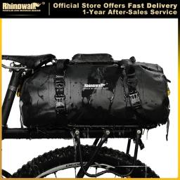 Rhinowalk 20l à prova dwaterproof água pannier saco multifuncional saco de bicicleta alta capacidade bolsa de ombro acessório da bicicleta - Image 1