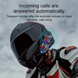 Coleção AliExpress Y20 impermeável motocicleta capacete, fone de ouvido Bluetooth para Rider, telefone, leitor de música, comunicador alto-falantes, BT5.3, 1000mAh - Image 4