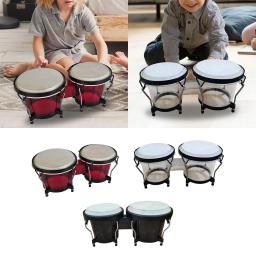 Bongo Drum Set para crianças, mão Africano ajustável tambor, 6 "e 7" - Image 2