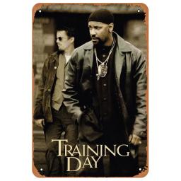 Placa de metal clássico, Vintage Training Day, Bad Boys, Pôsteres de filmes antigos, Casa, Café, Bar, Filme, Pub Wall Decor - Image 4