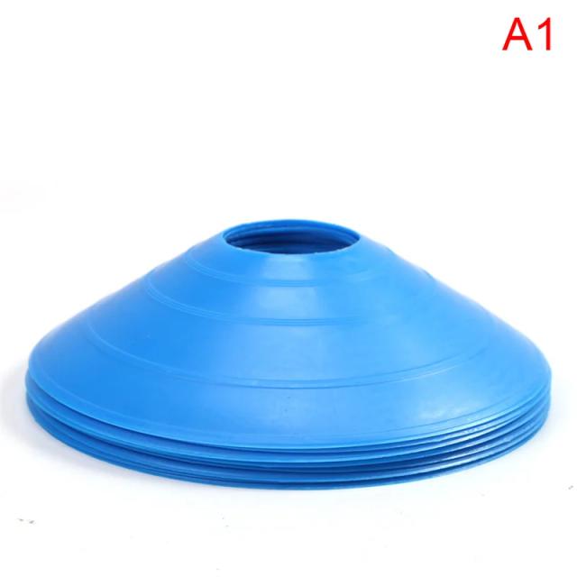 Conjunto de Cones Multi Esportivos com Suporte de Plástico para Treinamento de Futebol, Rugby e Velocidade de Jogo
