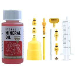Óleo mineral de freio de bicicleta de alto desempenho - 60ml / 2oz - Ideal para sistemas de freio hidráulico Shimano e Tektro - Image 1