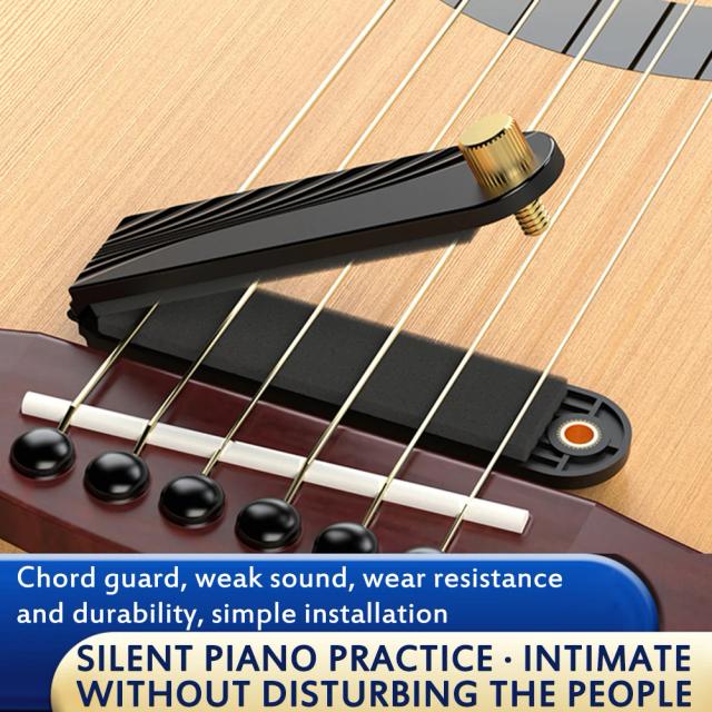 Silenciador Profissional para Guitarra Acústica Clássica - Acessório Ideal para Instrumentos de Cordas