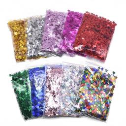 6/10mm estrela confete glitter acrílico estrelas lantejoulas polvilha para festa de aniversário de casamento decoração de mesa confete balão enchimento - Image 1