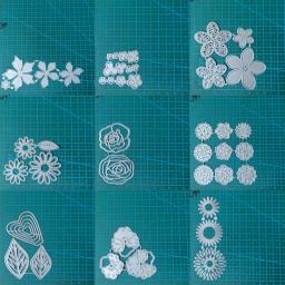 Flor Metal Corte morre Molde, Scrapbooking Decoração, Artesanato De Cartões De Papel, Lâmina De Molde De Faca, Soco Modelo, Estênceis De Relevo - Image 1