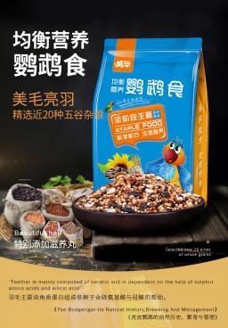 Alimento Natural Inteligente para Papagaio, Mistura Premium de Sementes, Boa Pena De Abeto - Image 2