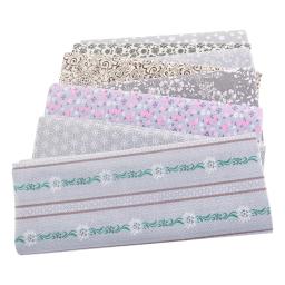 Teramila-Pano De Costura, Patchwork Quilt Fabrics, Tecidos De Algodão Artesanais, Tecido para Bordado, 30x30cm, 25x25cm, 7 Pçs/conjunto, 8 Pçs/conjunto - Image 3