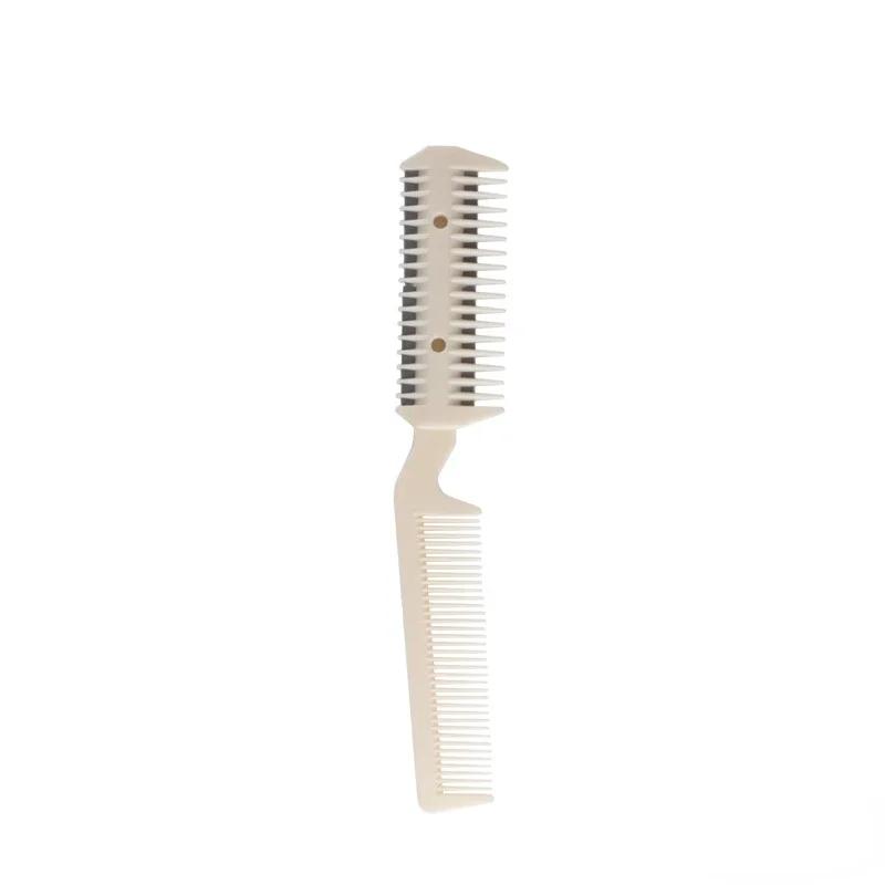 Pet aparador de pêlos pente corte gato do cão com 2 lâminas grooming razor desbaste escova de cabelo pente produtos para gatos - Image 1