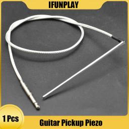 Super Slim 0.9MM Espessura Sob Guitarra Saddle Piezo para Captador de Guitarra Acústica Guitarra Prata EQ Acessórios - Image 1