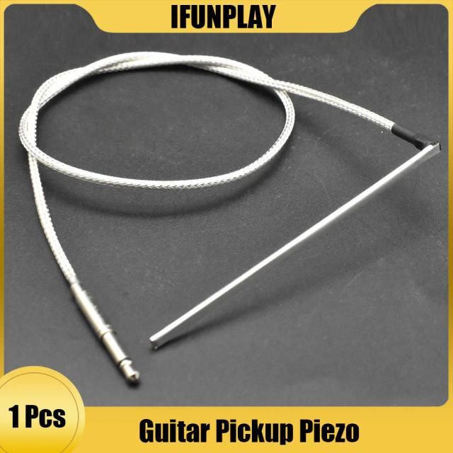 Captador Piezo Super Slim 0.9MM para Guitarra Acústica com Acessórios Prata EQ