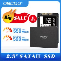 Oscoo preço de fábrica 120gb 240gb 480gb 512gb ssd sataiii 2.5 Polegada hdd sata3 6 gb/s disco rígido para portátil disco de estado sólido interno - Image 1
