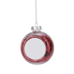 Sublimação Em Branco Bola De Natal, Pendurado Em Casa Pingente, Decorações De Árvore, Presente De Ano Novo - Image 5