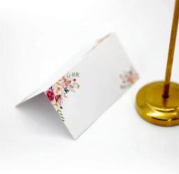 Impressão Rose Table Card para casamento, Decoração de banquete, Dia Comemorativo, Venda, 25 Pcs, 50 Pcs, 100Pcs - Image 4