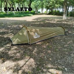 Equipamento ao ar livre ultraleve suprimentos escalada única pessoa camping pequena barraca de saco de dormir - Image 5
