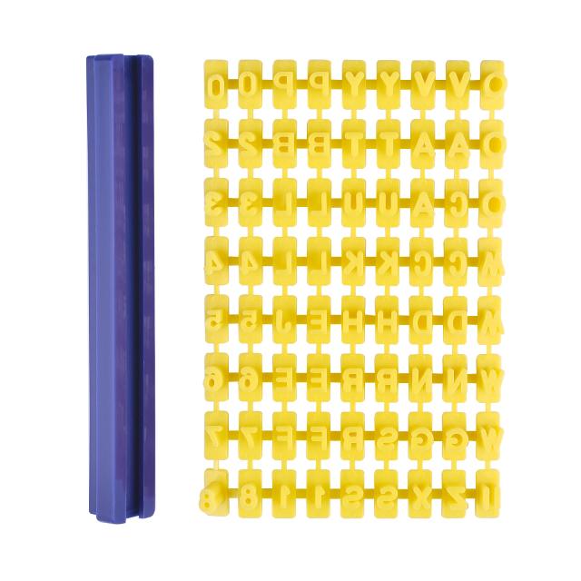 Conjunto de Ferramentas de Embossing em Argila Polimérica para Cerâmica, Carimbos Alfanuméricos, Cortadores de Doces e Biscuit - DIY Criativo para Artesanato