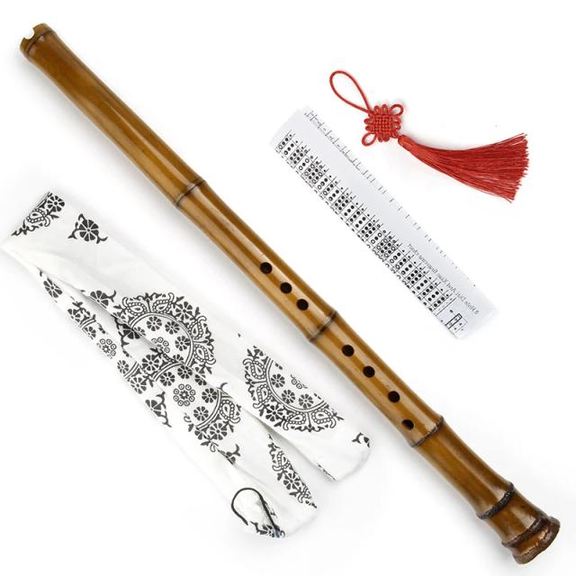 Flauta Nan Xiao Profissional Chave F 8 Furos Bambu Nanxiao