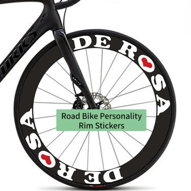Decalques Reflexivos para Rodas de Bicicleta de Estrada - Adesivos Protetores em Vinyl com Logotipos e Acessórios Ciclísticos