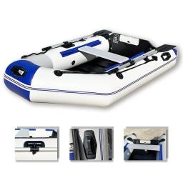 Barco de assalto inflável PVC para 3 pessoas, 3 pessoas, 2.3m, 0.9mm, Speed Kayak Canoe, acessórios para pesca, esporte aquático ao ar livre - Image 2