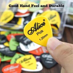 Palhetas de guitarra multicoloridas, 50/100 peças mistas de plástico abs premium para guitarras elétricas acústicas, baixo ou ukulele - Image 5