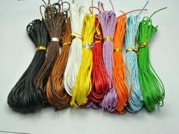 Cor misturada de algodão encerado Beading cordão para pulseira e colar, 10 vertentes, alta qualidade, UE e EUA Quality Stand, 1mm, 100 m - Image 3