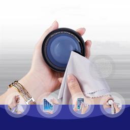 10pcs macio camurça óculos limpador óculos microfibra pano limpo para lente telefone tela limpeza toalhetes ferramentas - Image 3
