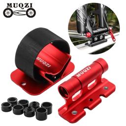 Muqzi bicicleta carro carry mount rack mtb estrada da bicicleta de liberação rápida através do eixo transportadora garfo de montagem do teto do carro rack de suporte - Image 1
