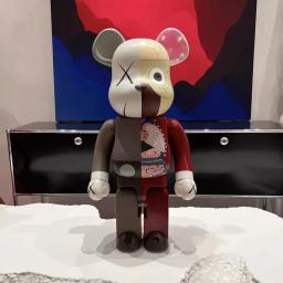 Urso preto e branco Figures Toy para colecionadores, Artesanato grande, Modelo de coleção de moda, Trabalho de arte, Decoração, 1000%, 70cm - Image 5
