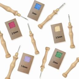 Ajustável Knitting Bordado Pen Kit, Punch Needle Tool, Weaving Tools, DIY Craft, Cross Stitch, Acessórios de costura - Image 4