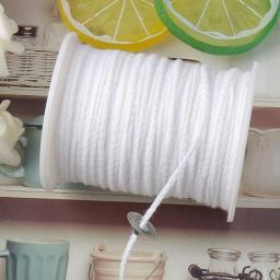White Cotton Candle Wick, Fio encerado, Woven Wick, DIY Handmade Candle Making Supplies, Corda Artesanal, 61m - Image 3