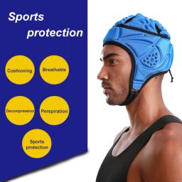 Chapelaria do capacete do rugby para o goleiro do futebol, Headguard - Image 2
