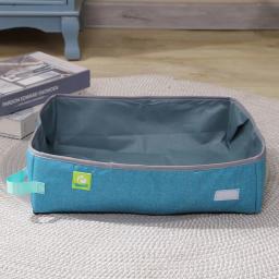 Gato portátil Folding Travel Litter Box, bandeja do toalete do cão, Bedpan Cat, impermeável dobrável ao ar livre - Image 5