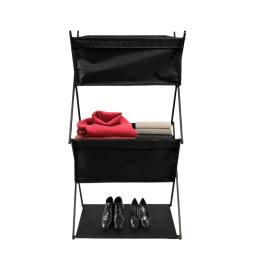 Rack de armazenamento dobrável de três camadas, rack de armazenamento portátil para piqueniques, churrasqueira multifuncional, prateleira de acampamento ao ar livre - Image 5