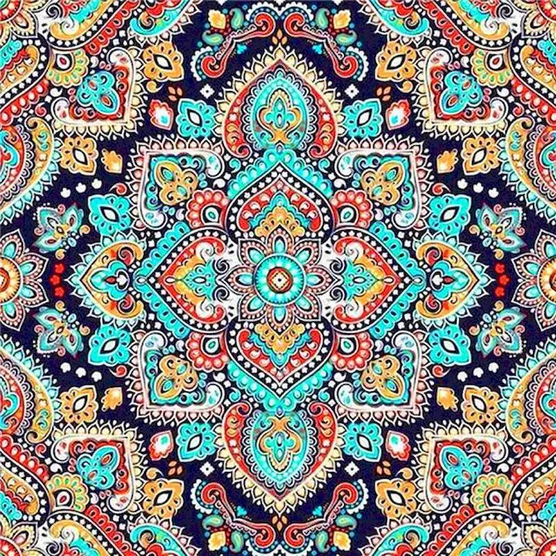 Pintura fotopersonalizada por números kit mandala diy artesanato em tela com quadro feito à mão desenho de coloração por número arte da parede - Image 1