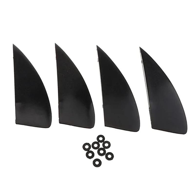 Kite Board Fin para Kiteboarding, Piscando Surf Acessórios, 4pcs por conjunto - Image 1