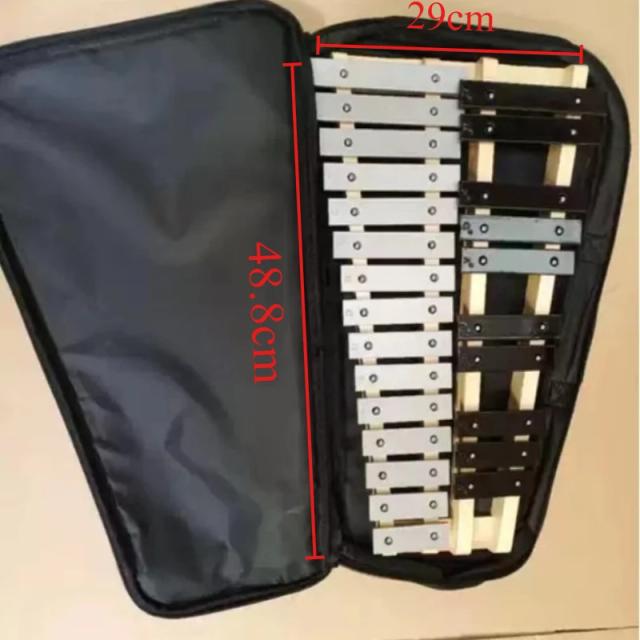 Xilofone Profissional 25 Notas Alumínio Madeira Orff