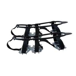 Anti-Slip Ice Grips Gripper para caminhadas, sapatos de escalada, picos, escalada Chain Crampons, tampa dos sapatos, M, L, 24 dentes, 1 par - Image 6
