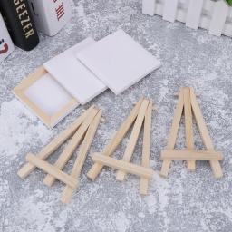 Lona em miniatura para foto, pintura branca painel, pintura cavalete, extra grande, 12 conjuntos - Image 2