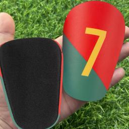 Mini futebol perna protetor para crianças, caneleiras, guarda de futebol, equipamento de proteção respirável, pequena canela guarda - Image 4