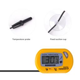 Digital aquário termômetro para aquário, medidor de temperatura, detector de água, alarme, pet fornecimentos, ferramenta aquática, 4 tipo - Image 3