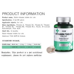 Suplemento Multi-Vitamínico para Cães e Gatos, 200 Comprimidos - Image 5