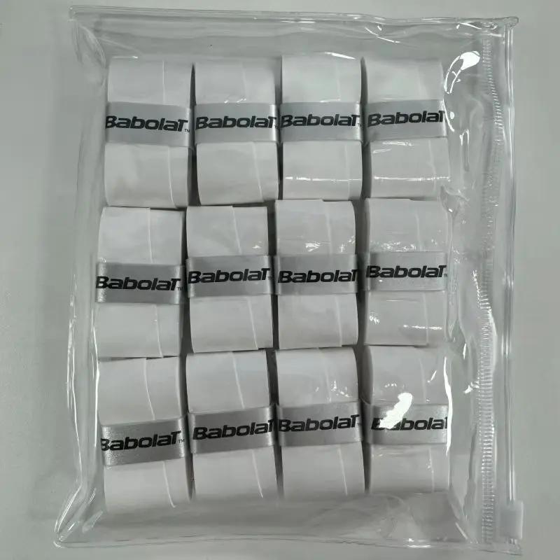 12 pçs original babolat raquete de tênis sweatband overgrip absorção aperto pu raquete de badminton lidar com griptape padel raquete aperto - Image 1