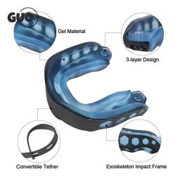 Futebol Mouthguard com proteção labial, protetor bucal, cinta protetor bucal, basquete, karatê, rugby, boxe, acessórios - Image 1