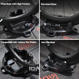 Bloco de roda dianteira ThinkRider Bike Trainer, adequado para 700C, 26/27.5/29 polegadas, estabiliza o suporte do instrutor de bicicleta - Image 5