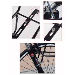 Porta-rack dianteiro de bicicleta, Panniers Bag, instalação simples, cesta vegetal, acessórios de mountain bike - Image 4