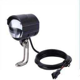 2-em-1 farol led scooter de bicicleta elétrica luz frontal à prova d'água com acessórios de buzina - Image 6