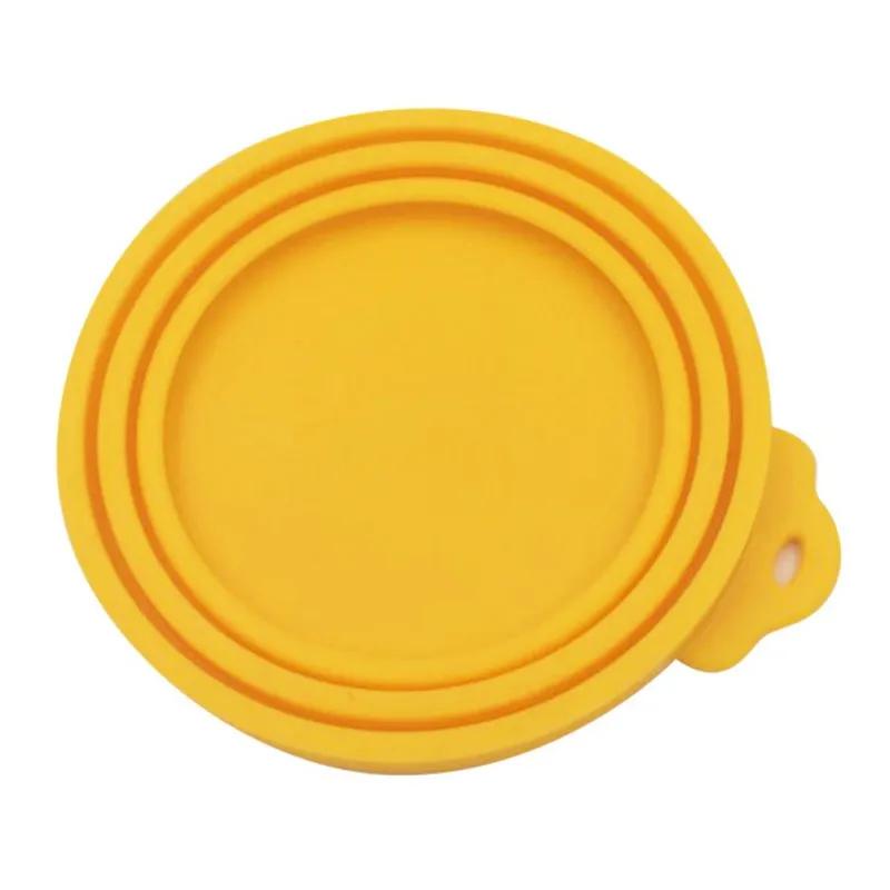 Tampa enlatada do alimento do animal de estimação do silicone, Seal Fresh Cover for Pet Food, Opção de 5 cores - Image 1