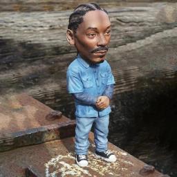 Resina Comemorativa, Decoração, Estátua Memorial, Artesanato, Personagens, Esculturas e Figurinhas, Hip Hop Legend, 1 Pc - Image 4