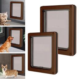 Porta com fechadura magnética para animais de estimação, suprimentos para portão interior, pequeno e médio cão, gato e gatinho, pequeno e médio - Image 5